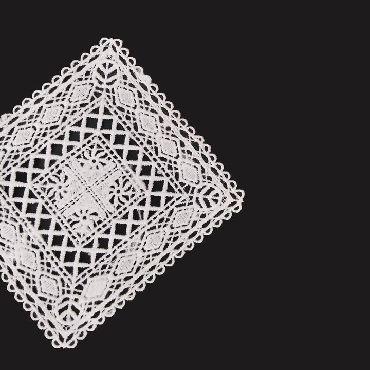 Symmetrical Diamond Filigree Spun Poly Patch