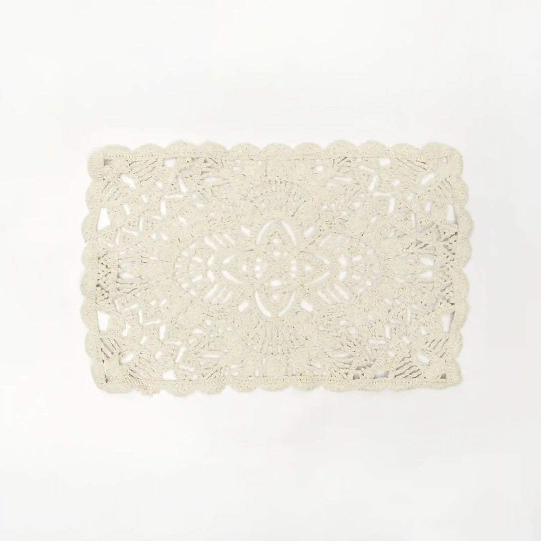 Rectangular Doily Appliqu Patch