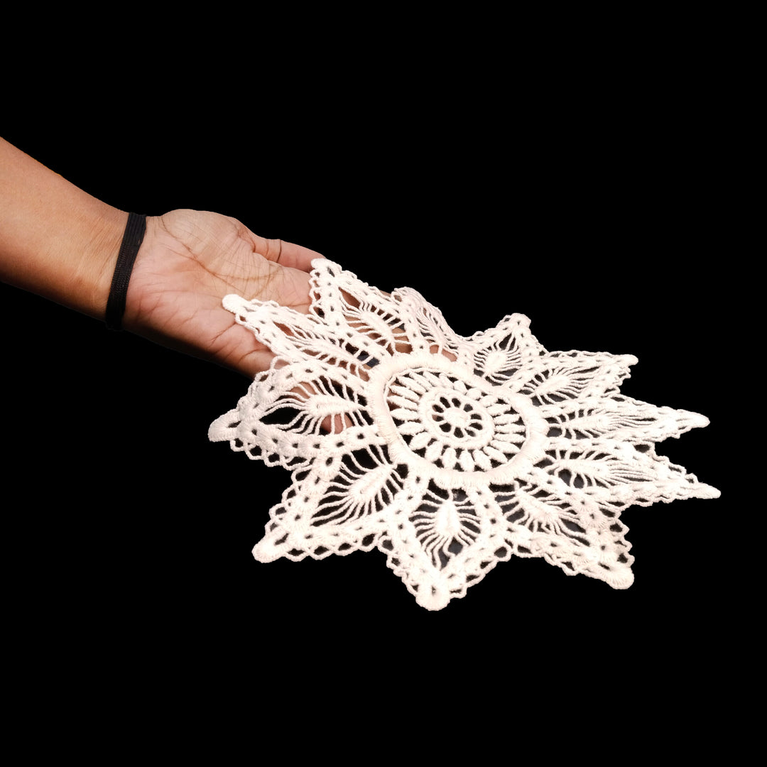 Twinkling Star Doily Patch