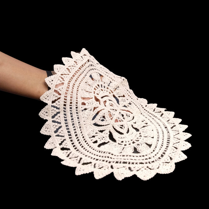 Oval Crochet Doily Patch