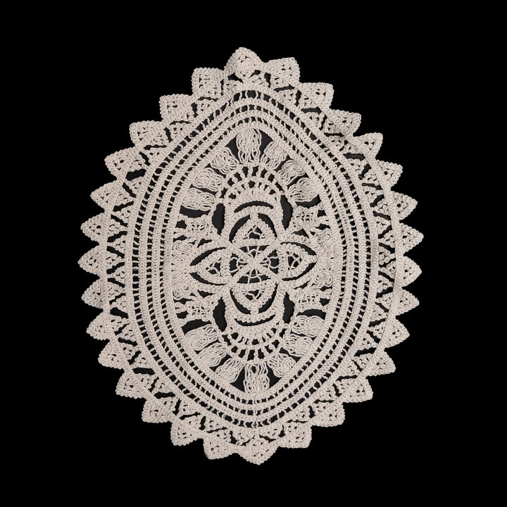 Oval Crochet Doily Patch