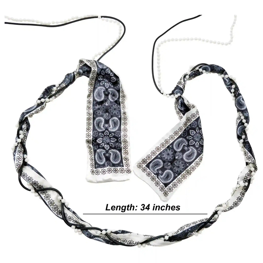 Pearl Scarf Wrap Belt