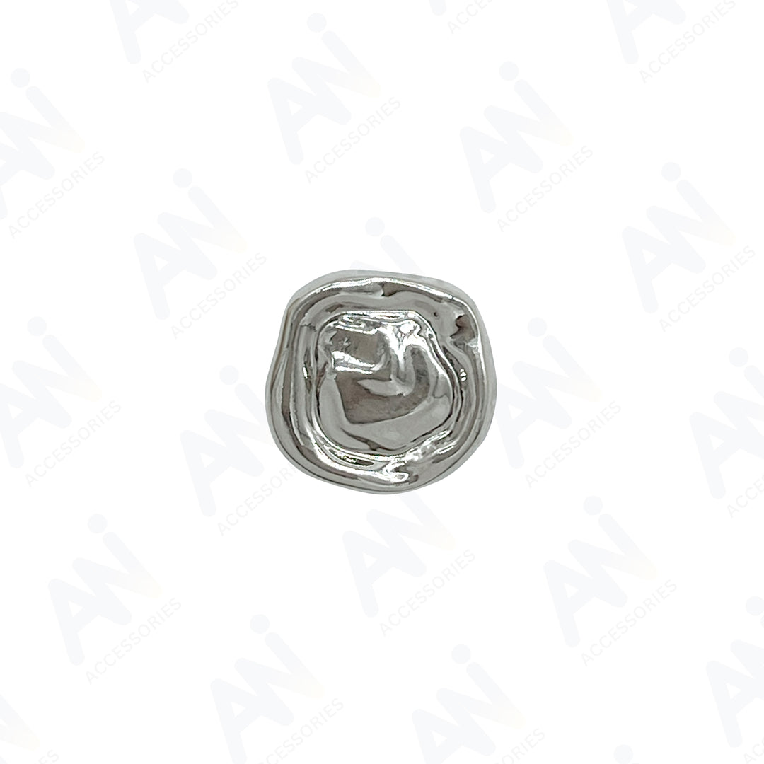 Organic Shape Metal Button