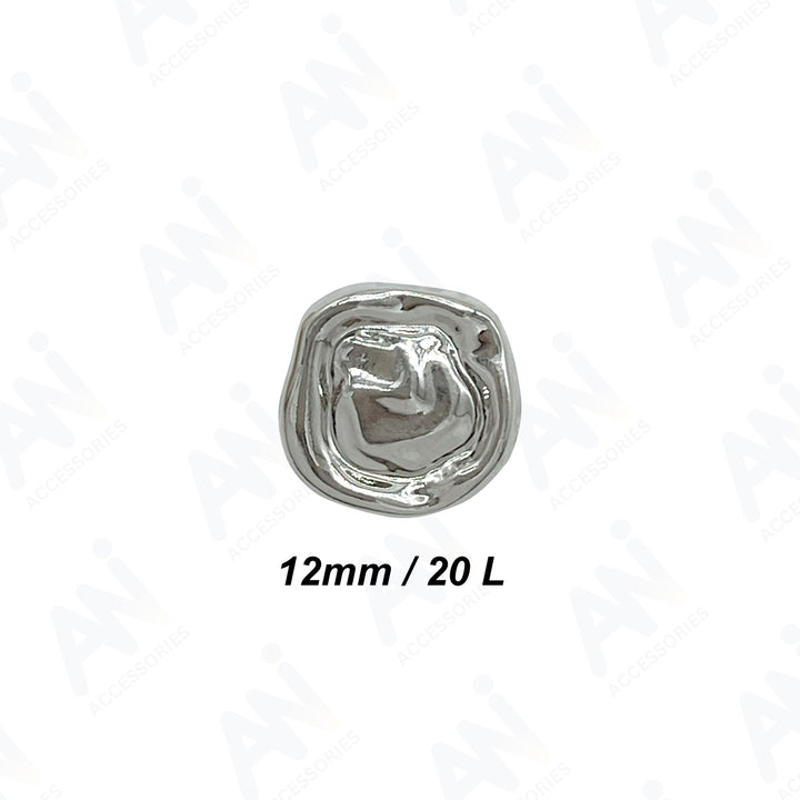 Organic Shape Metal Button