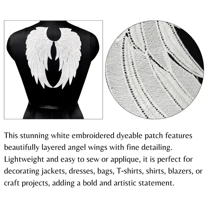 Wing Style Spun Poly Patch