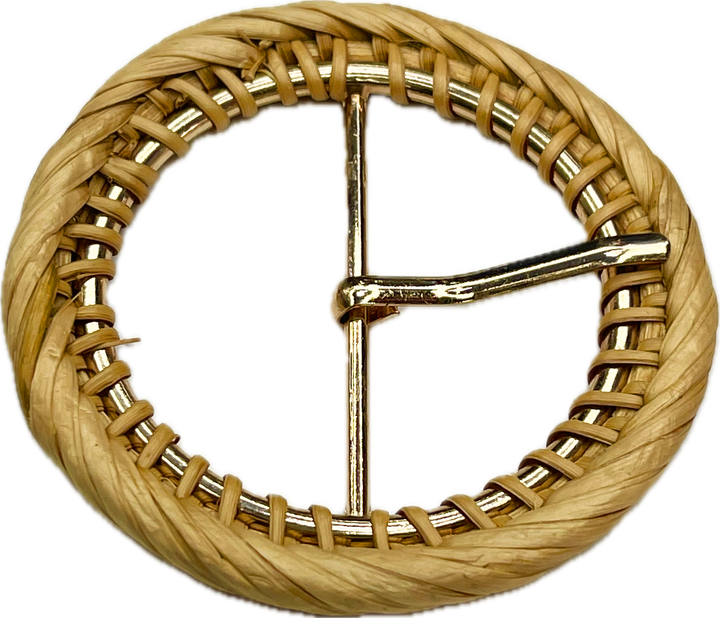 Timeless Design Raffia Buckle