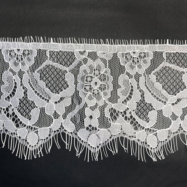 Floral Medallion Eyelash Lace