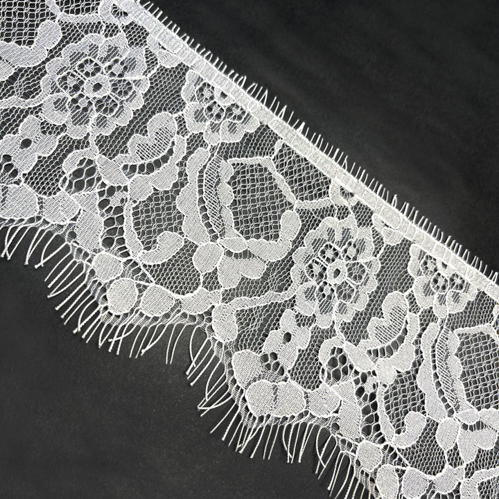 Floral Medallion Eyelash Lace