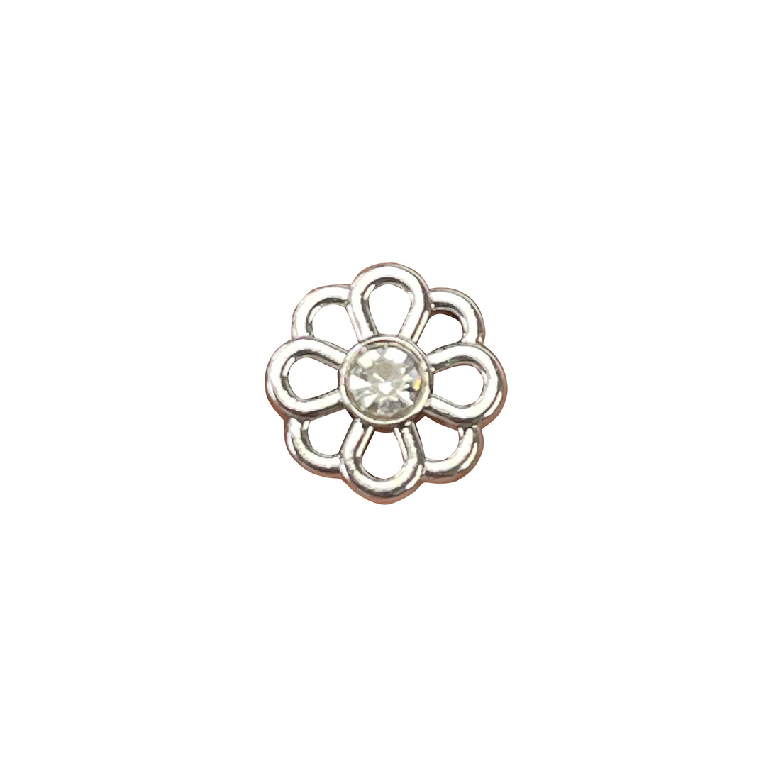 Decorative Flower Metal Buttons