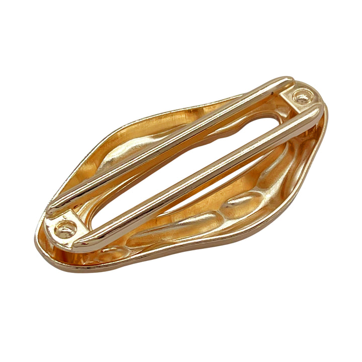 Organic Shaped Gold Buckle