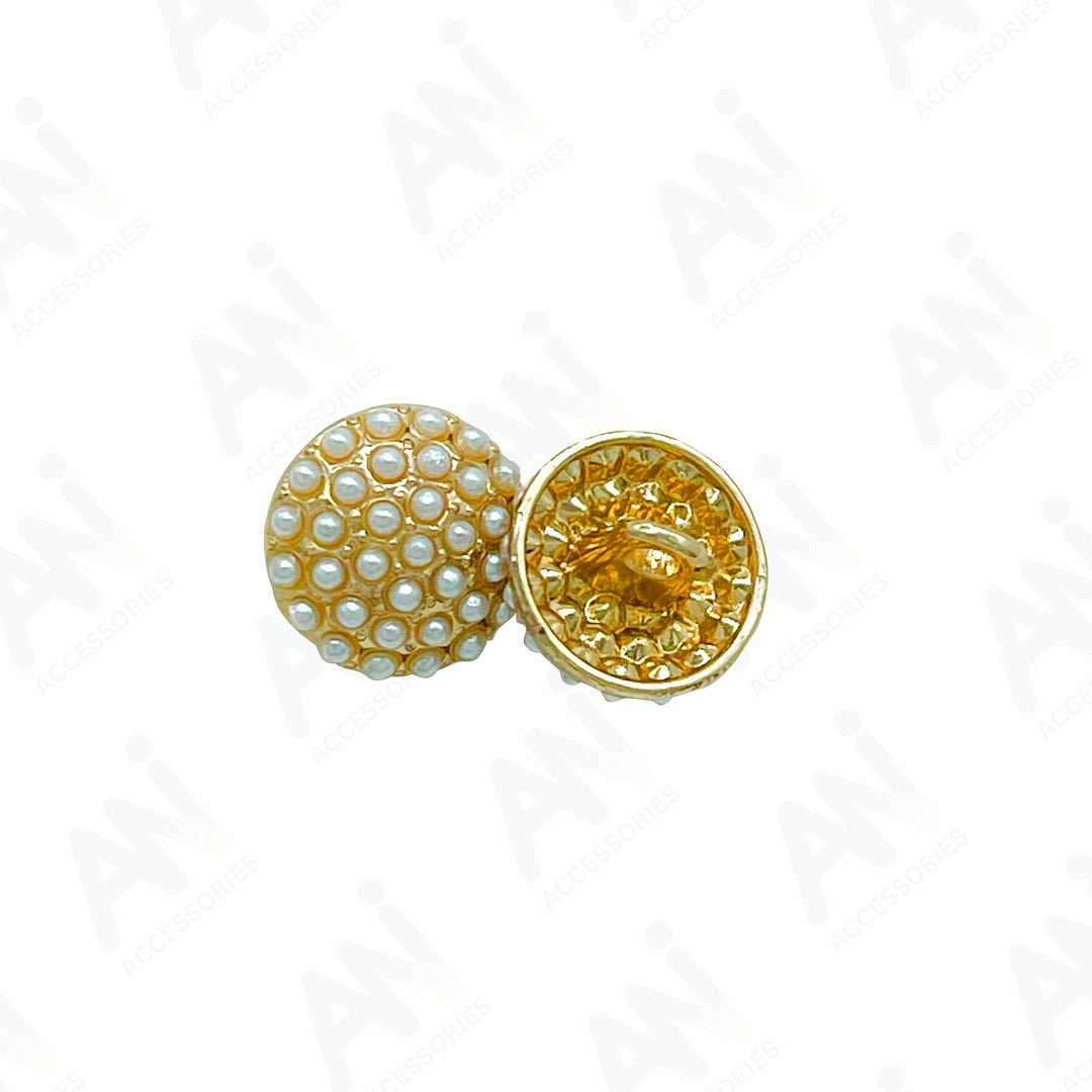 Decorative Pearl Button for Clothing and Crafting