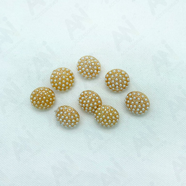 Decorative Pearl Button for Clothing and Crafting | 13mm(20L)