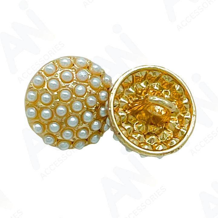 Decorative Pearl Button for Clothing and Crafting