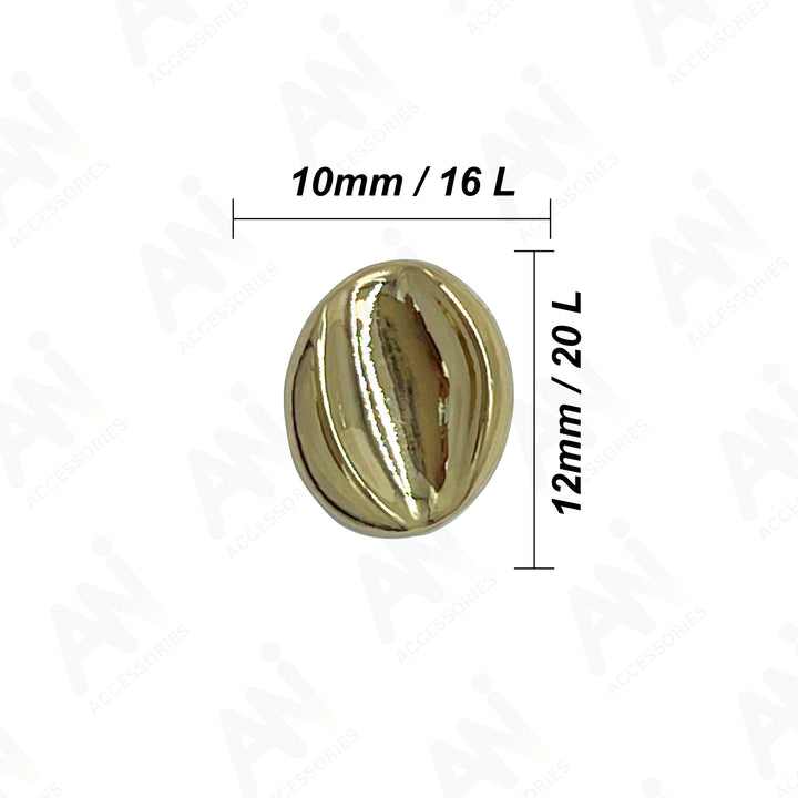 Modern Oval Button for Clothing and Crafts