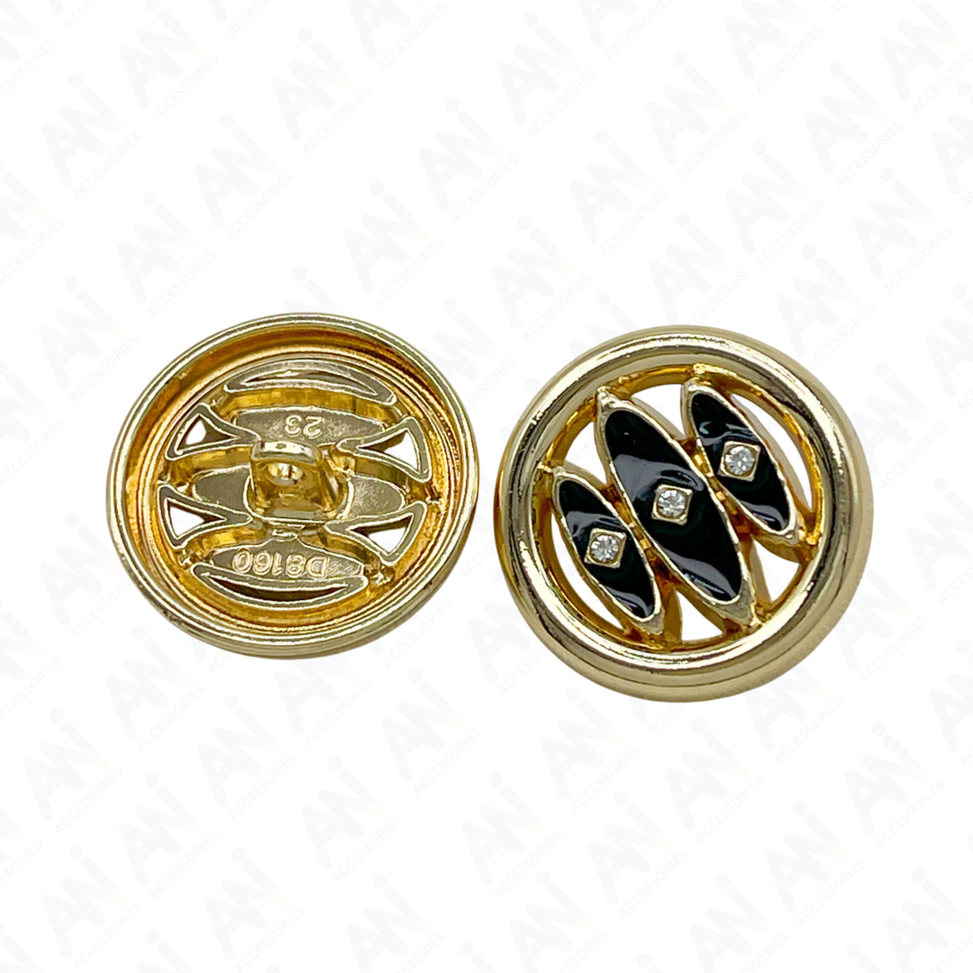 Inlay Design Metal Buttons