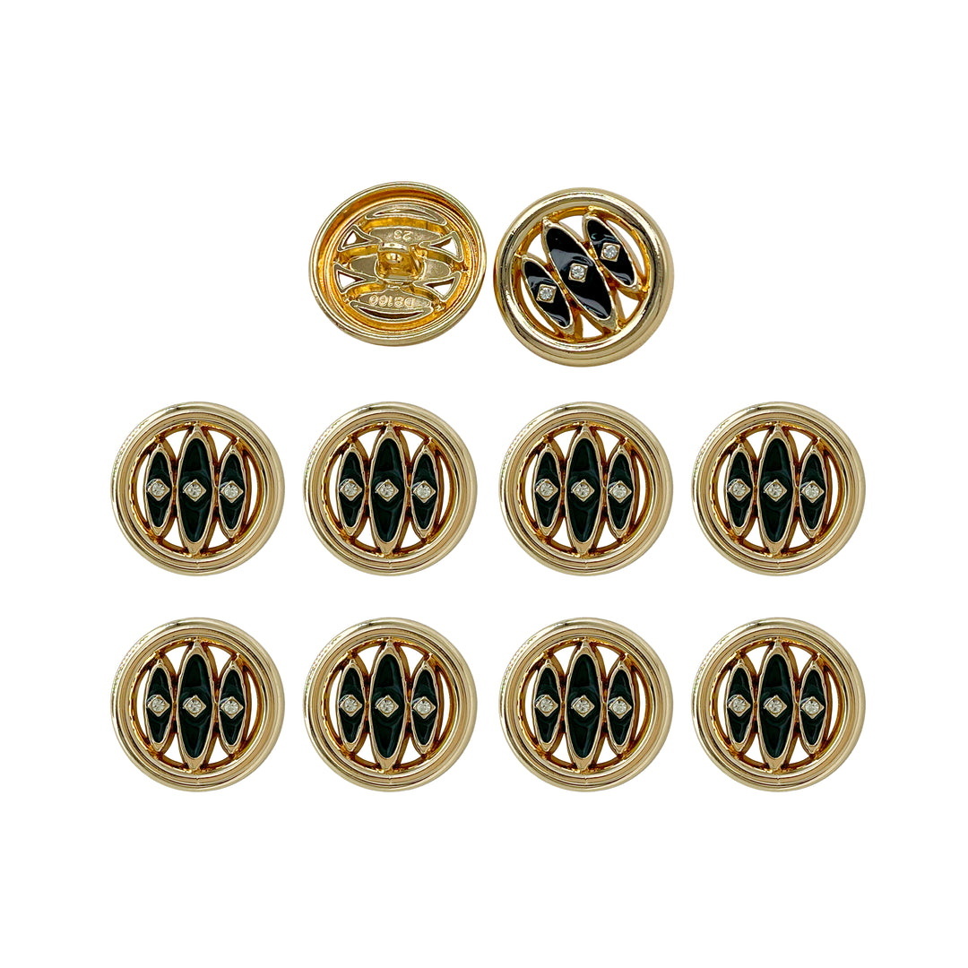 Inlay Design Metal Buttons