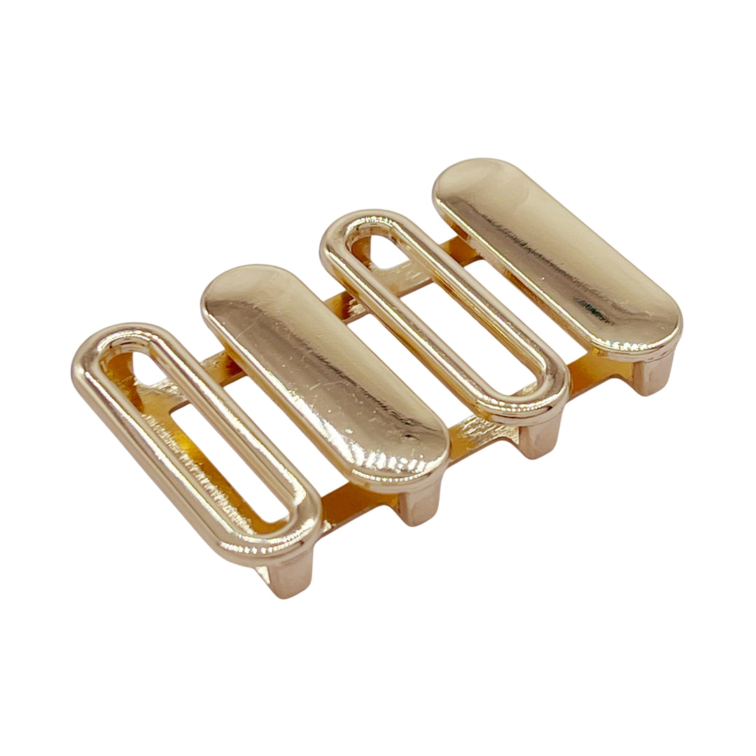 Stacked Oval Metal Buckle