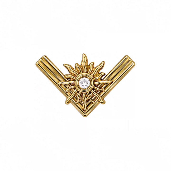 Sunburst Chevron Collar Tip