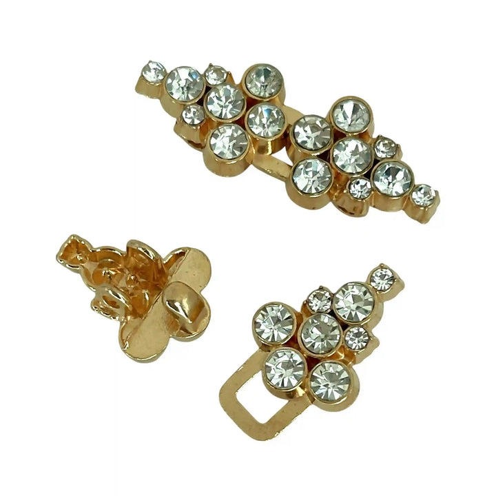 Crystal Cluster Frog Closure Buttons