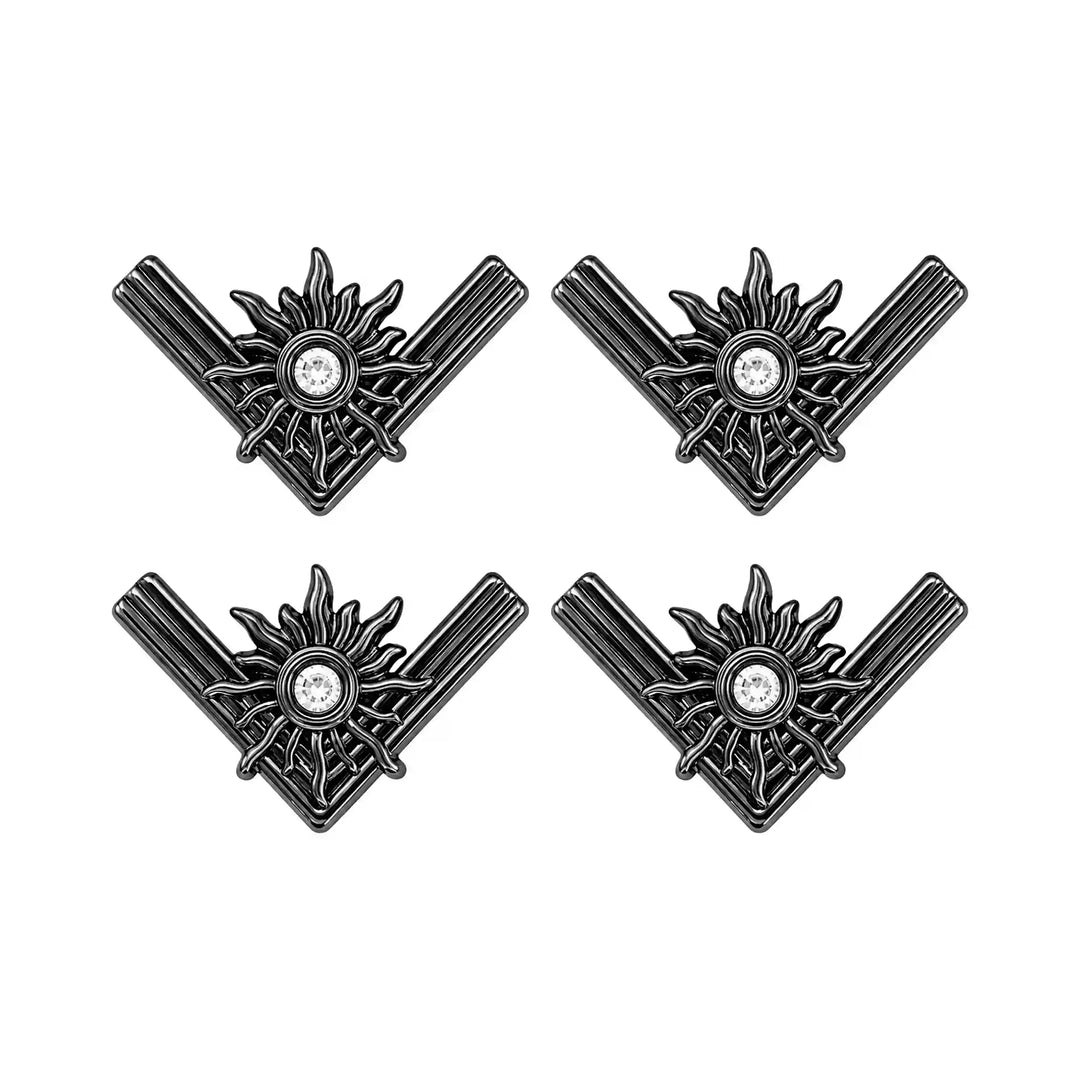 Sunburst Chevron Collar Tip
