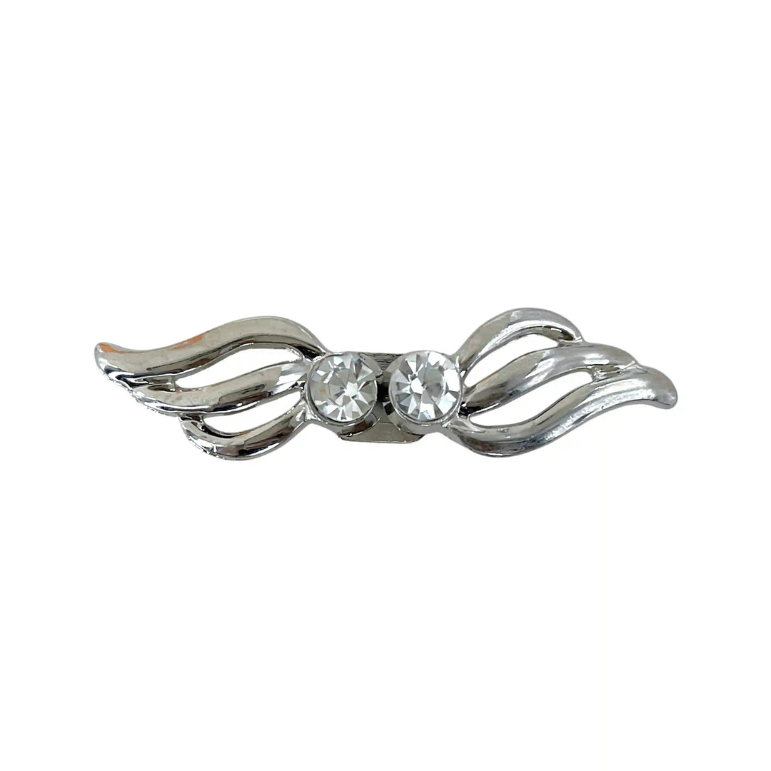 Wing Shape Rhinestone Frog Buttons