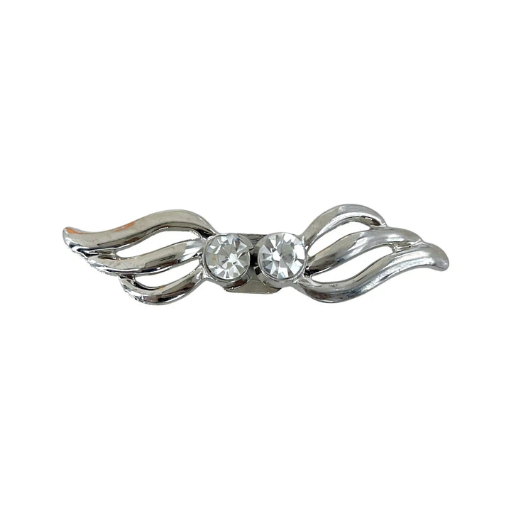 Wing Shape Rhinestone Frog Buttons