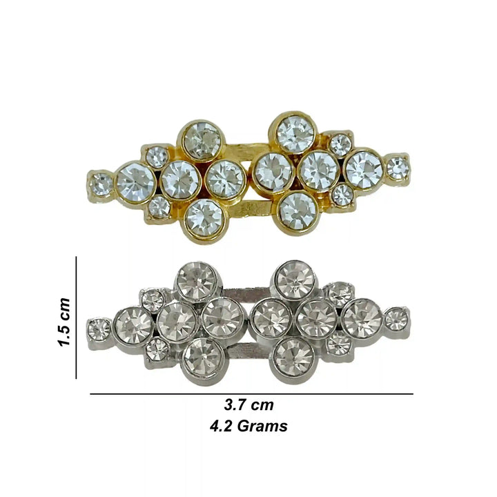 Crystal Cluster Frog Closure Buttons