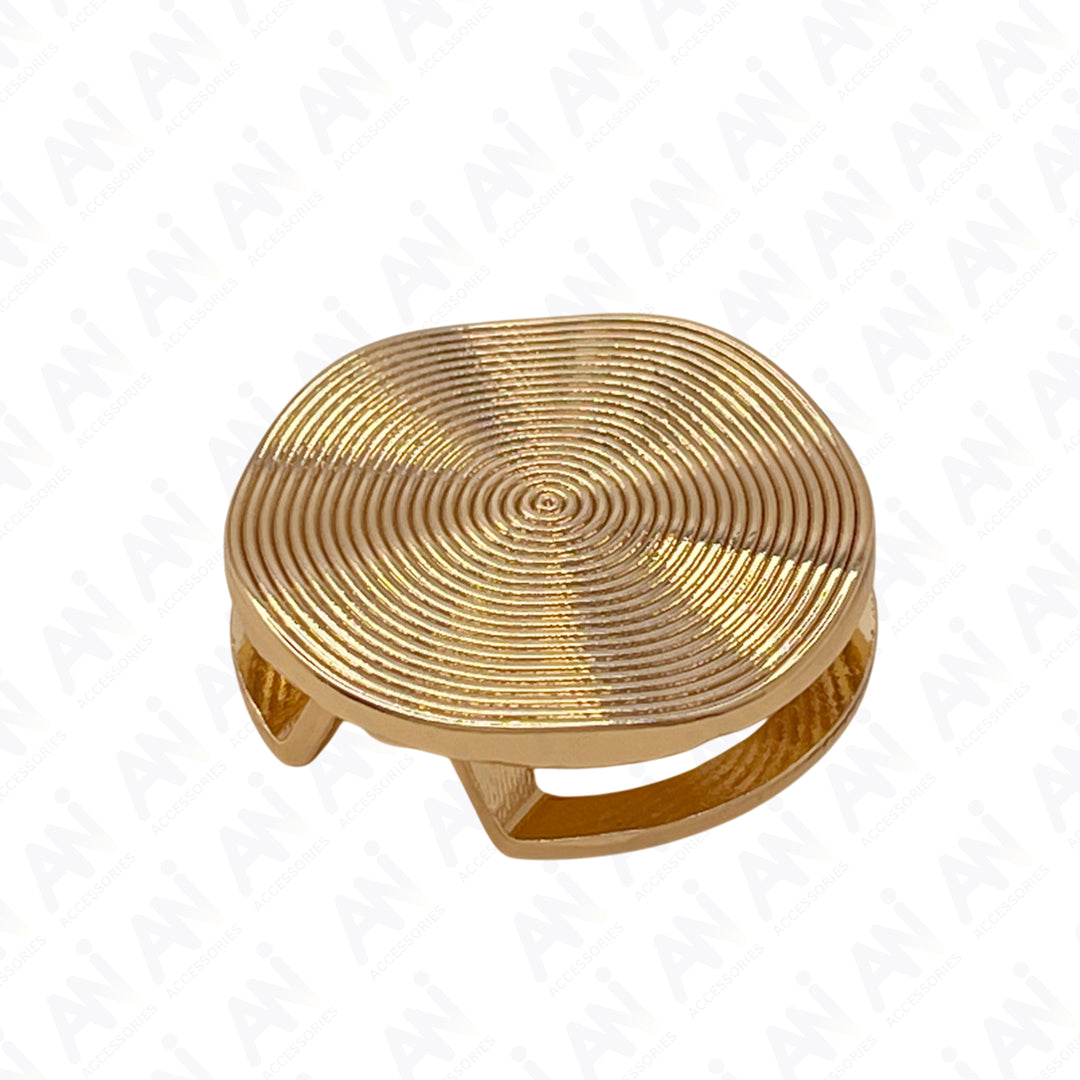 Concentric Circle Metal Buckle