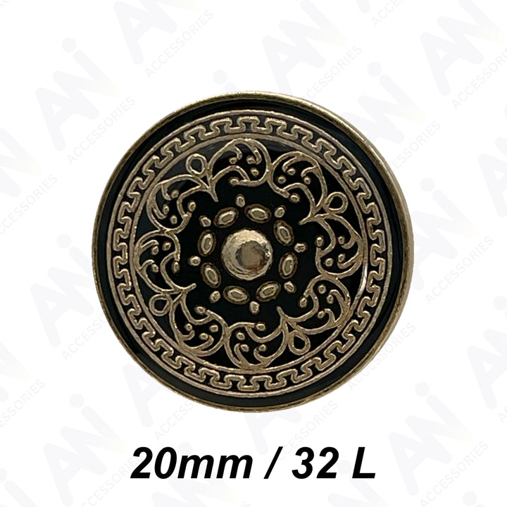 Royal Elegance Metal Buttons