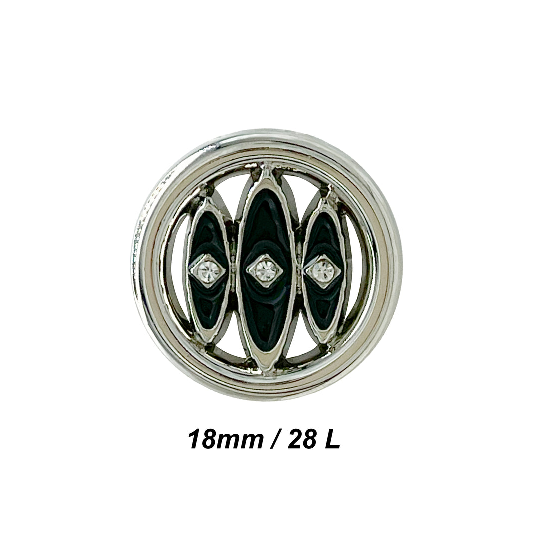 Inlay Design Metal Buttons