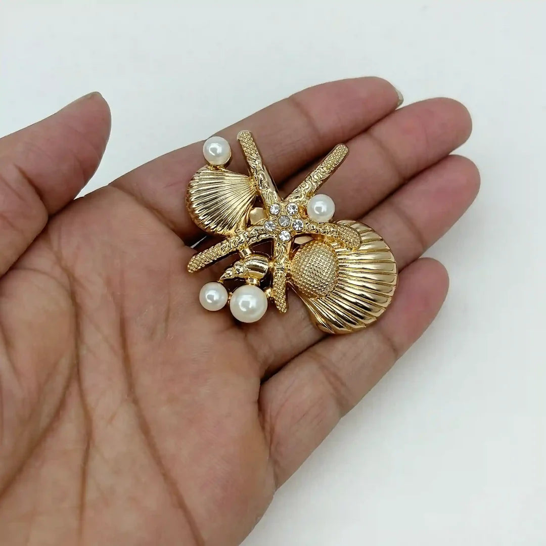 Rhinestone Elephant Brooch