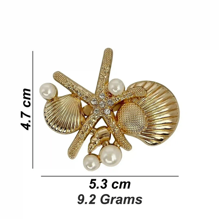 Rhinestone Elephant Brooch