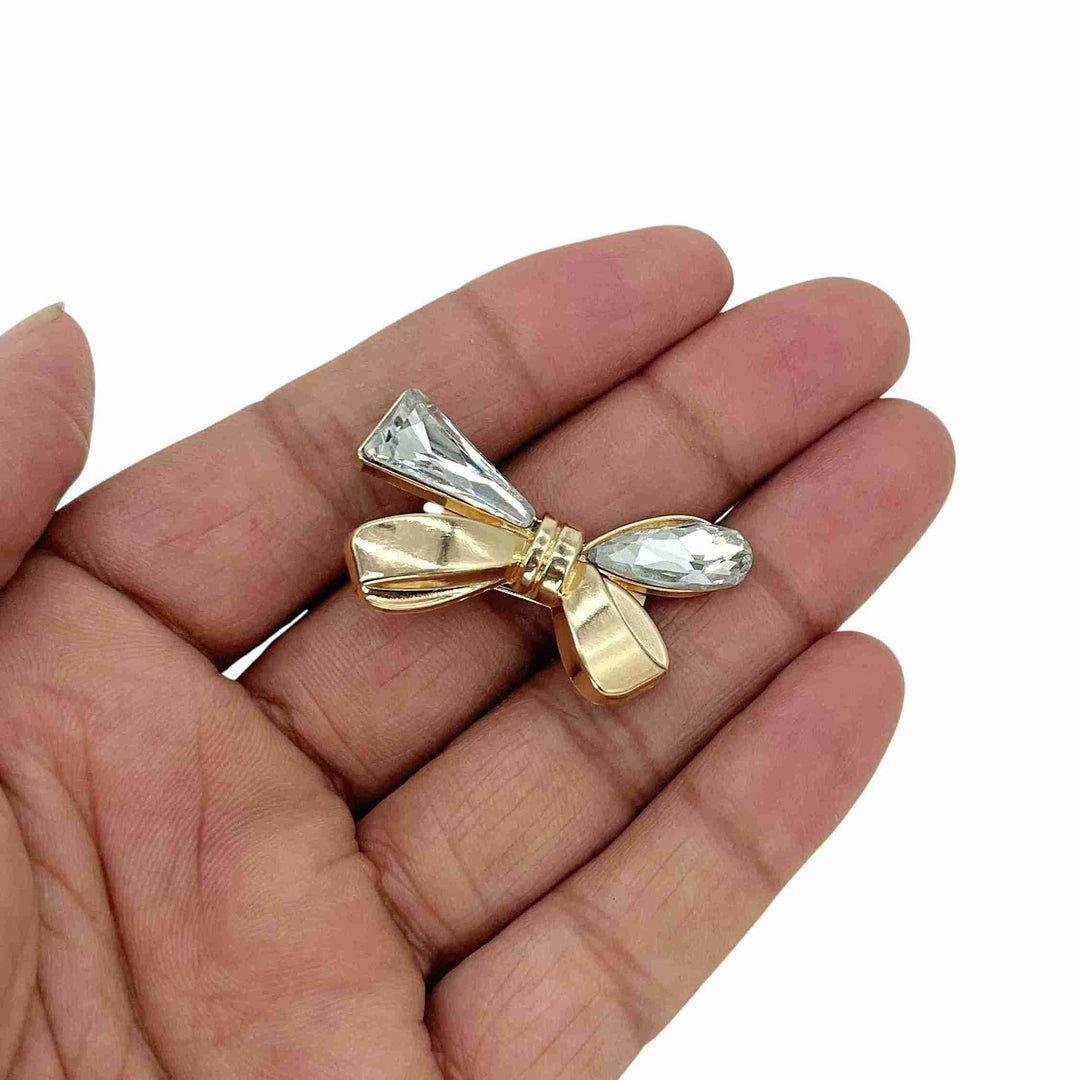 Bow Brooch Rhinestone Brooch