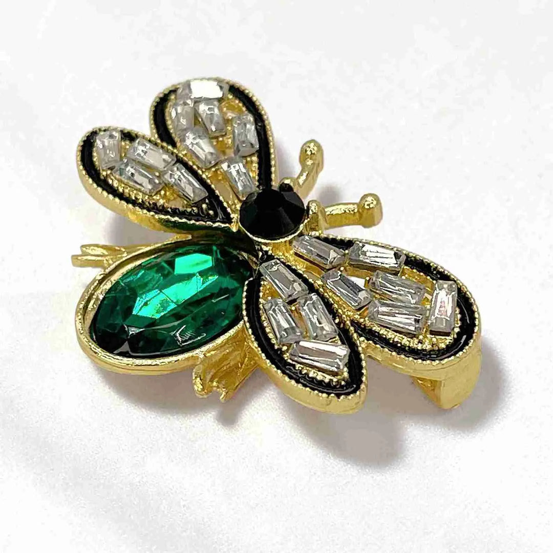 Crystal Bee Brooch