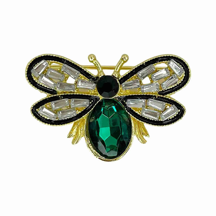 Crystal Bee Brooch