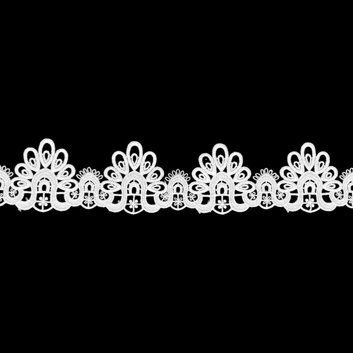 2 Meter | Symmetrical Arch Spun Poly Lace | 2.7 inch |  SKU-107