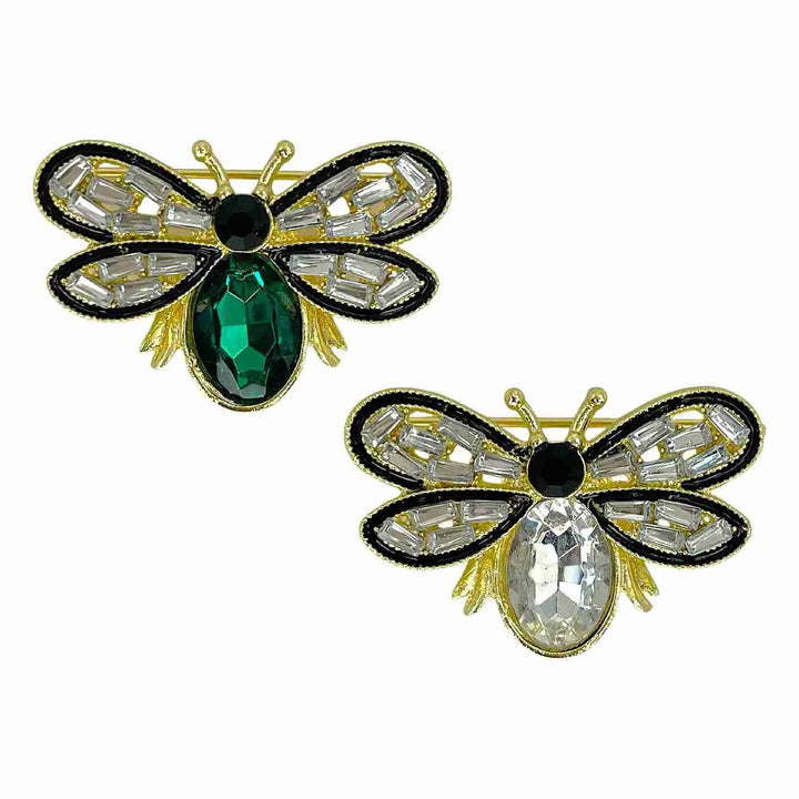 Crystal Bee Brooch
