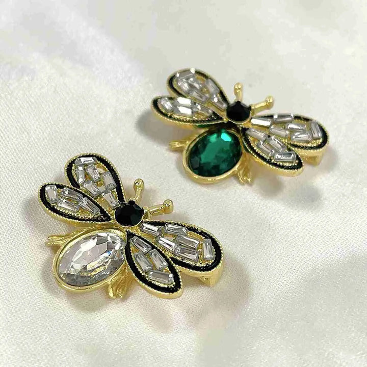 Crystal Bee Brooch