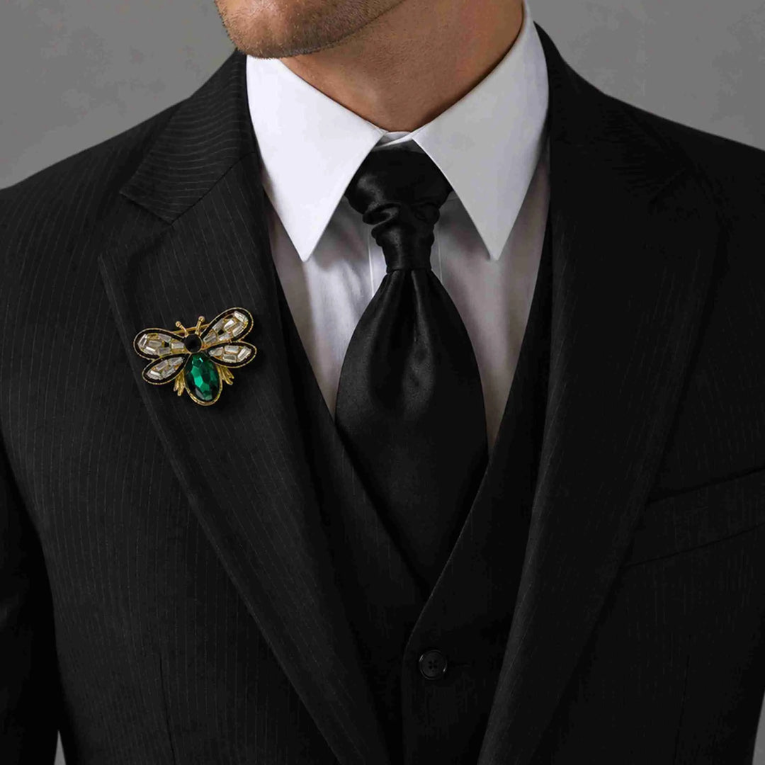 Crystal Bee Brooch