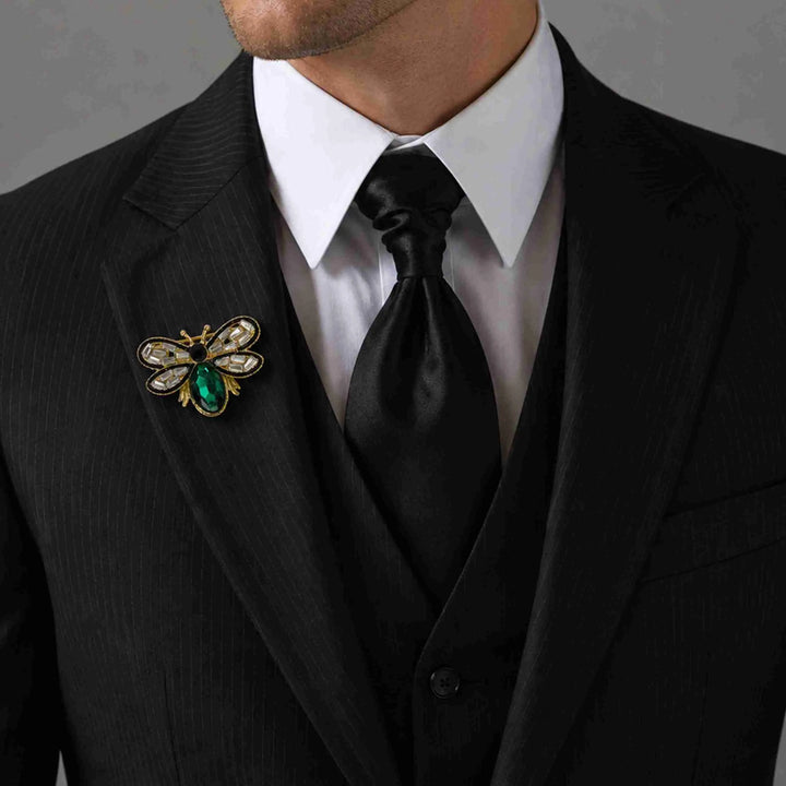 Crystal Bee Brooch