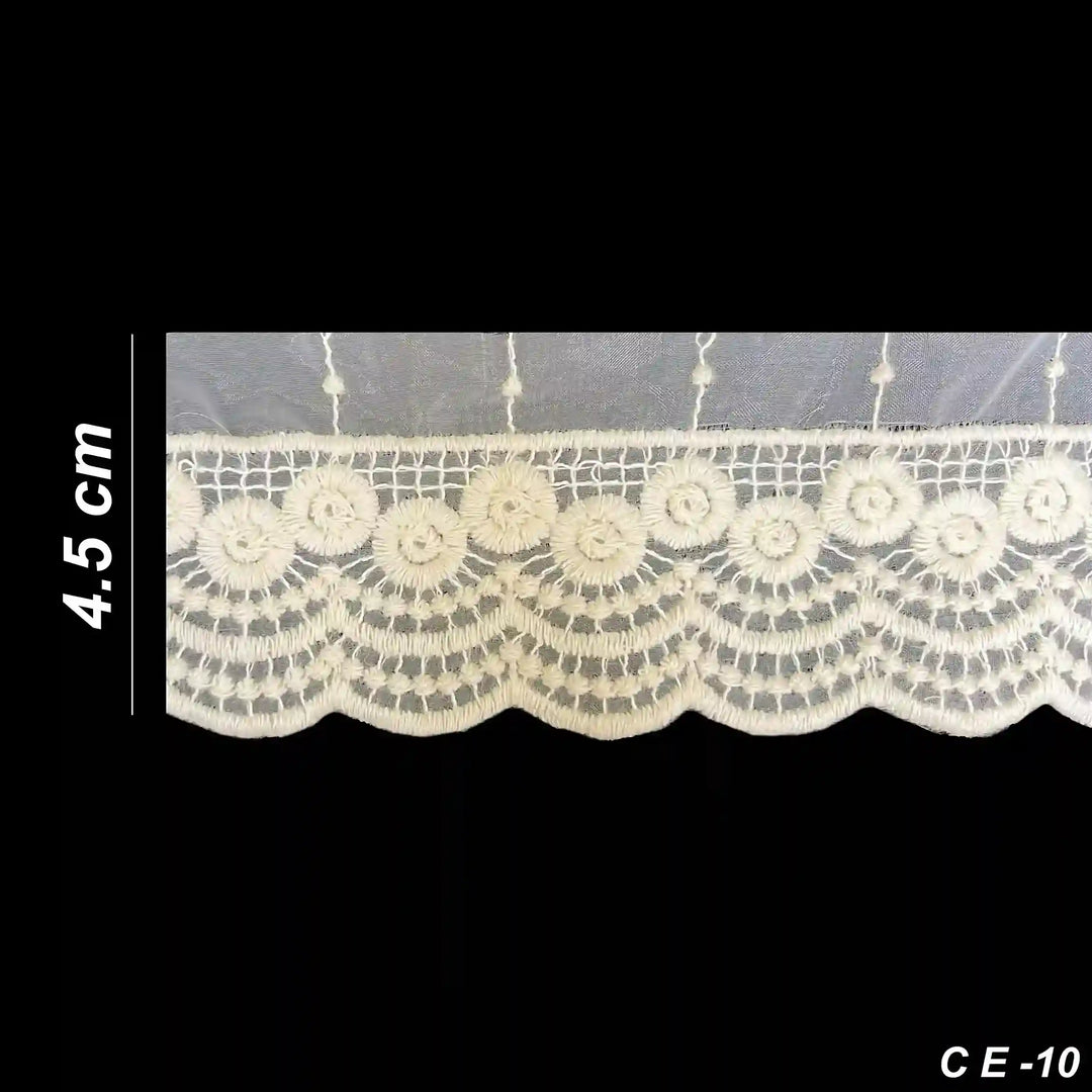 Organza Picot Edge Lace | 2 Meters | CE-10