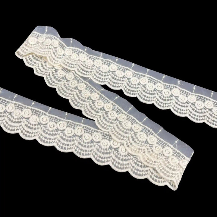Organza Picot Edge Lace | 2 Meters | CE-10