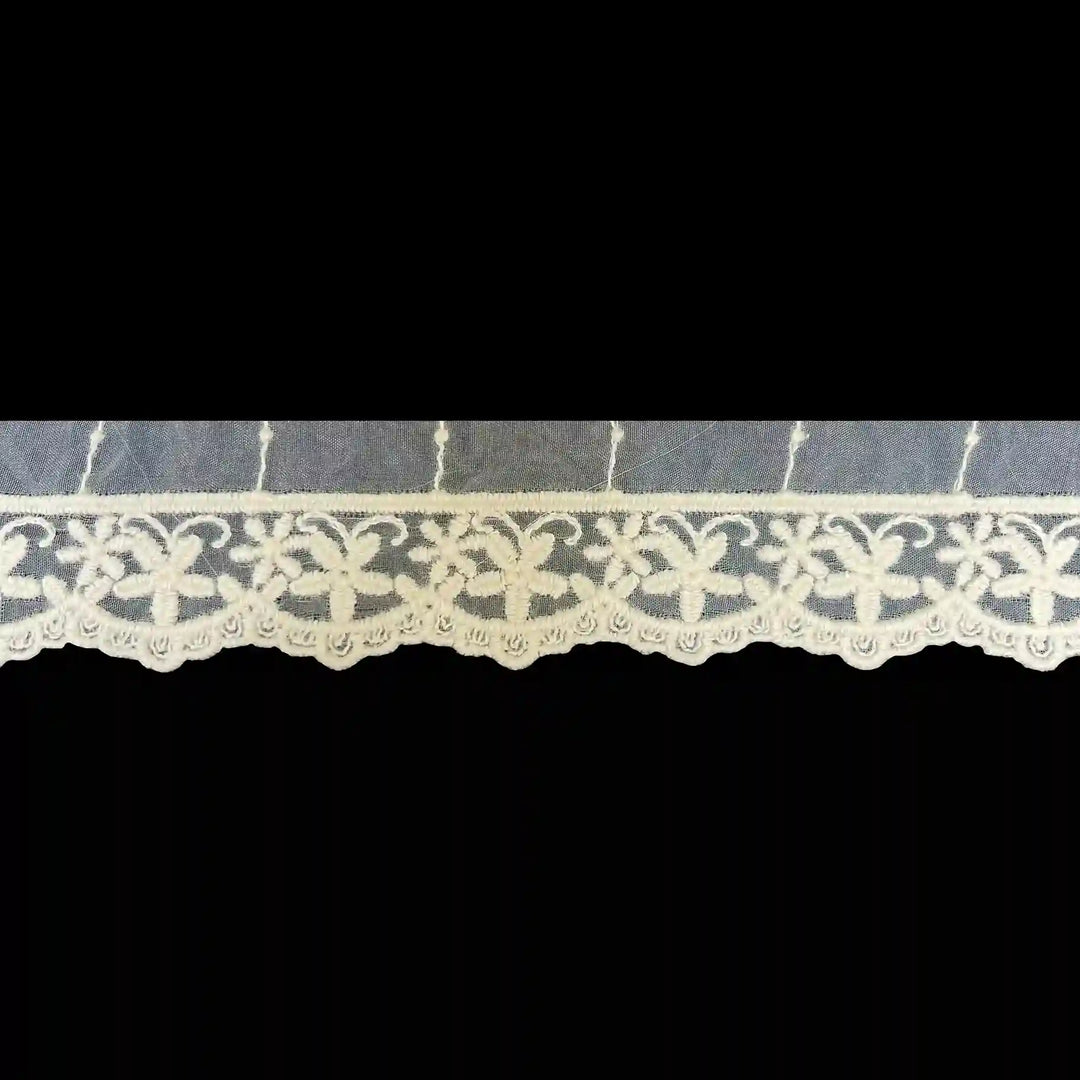 Dainty Starflower Organza Lace | 2 Meters | CE-3