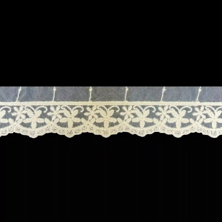 Dainty Starflower Organza Lace | 2 Meters | CE-3