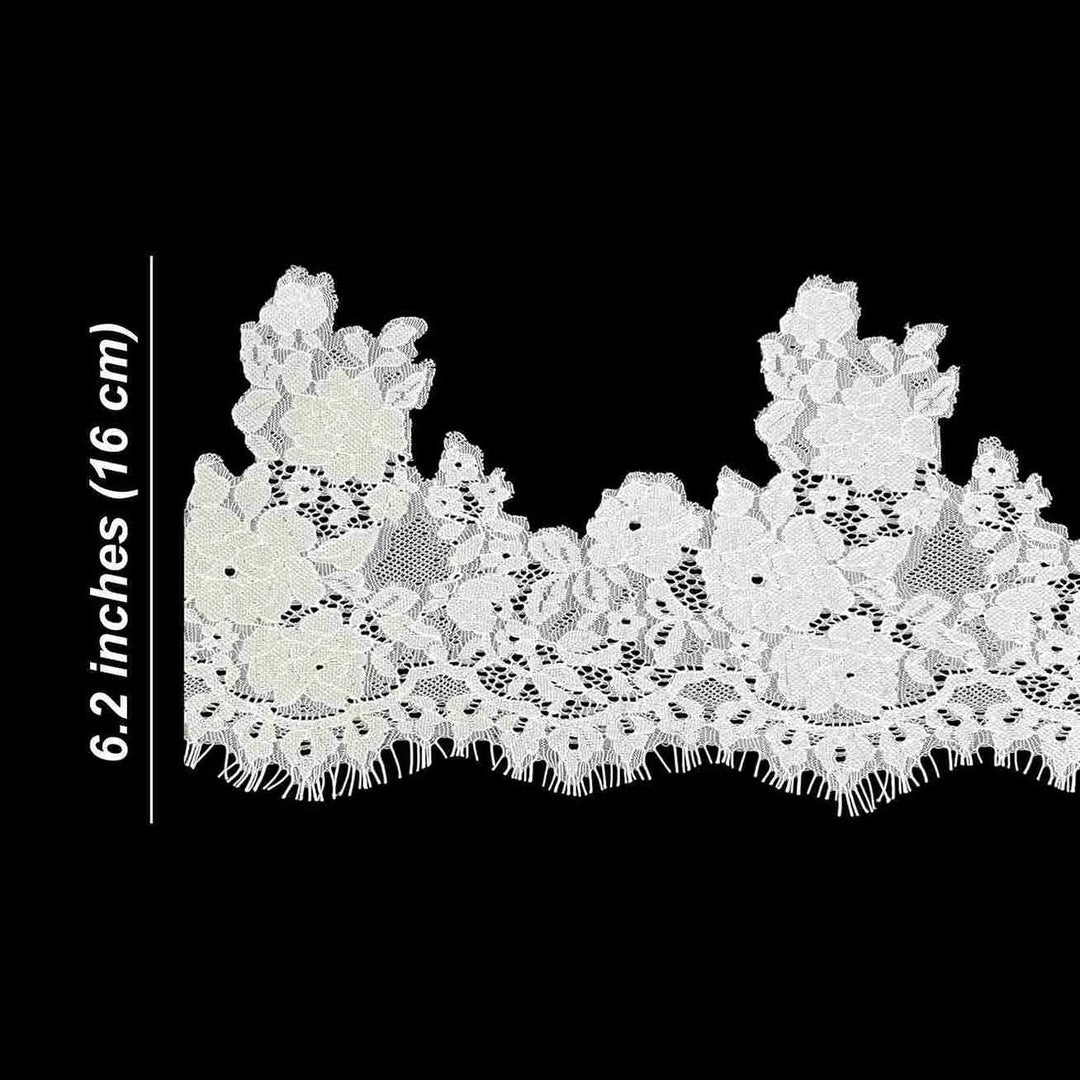 Floral & Leafy Chantilly Lace | 3 Meters | FEL-1 N