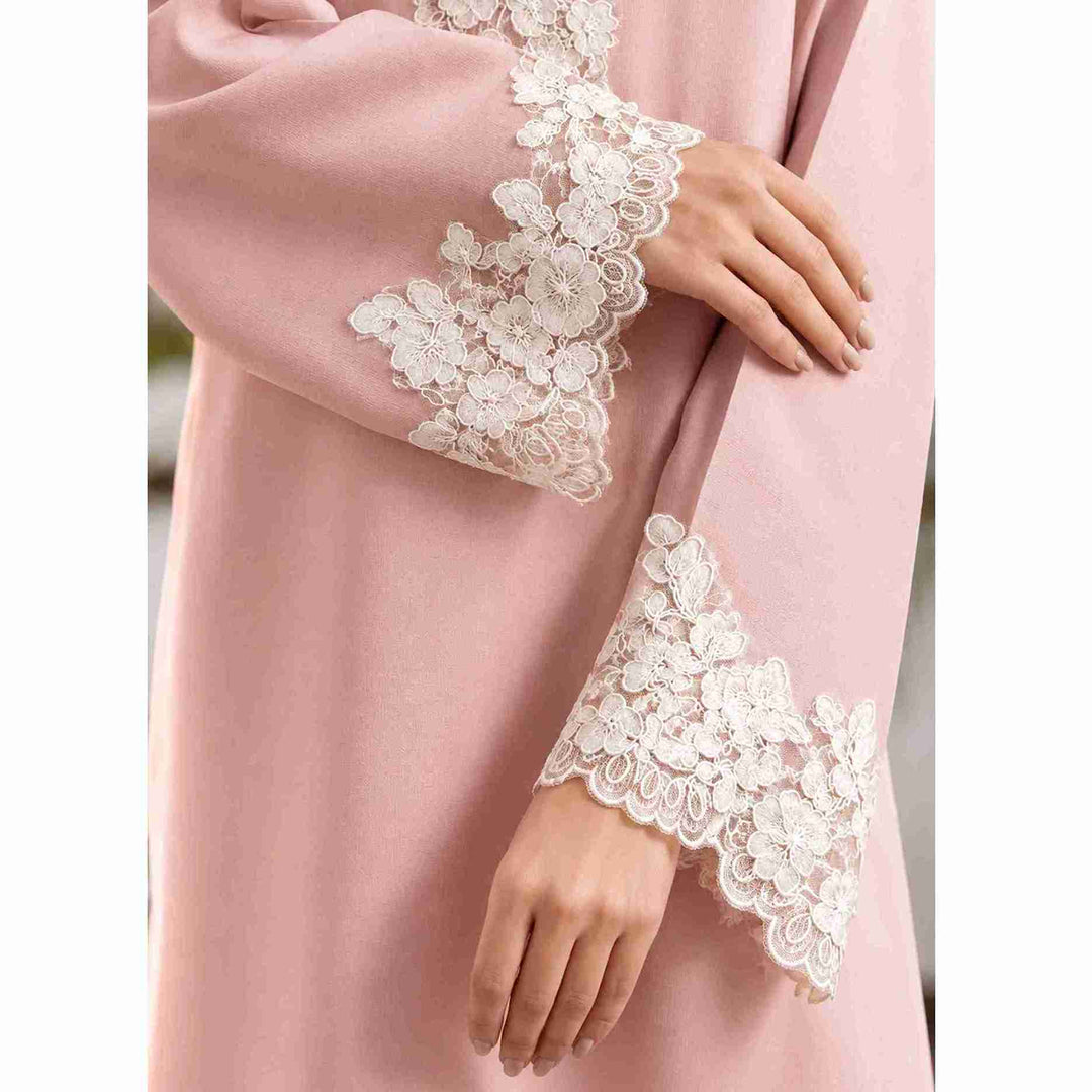 Italian Floral Embroidered Net Lace Trim | Width 14cm (5.5 Inches) 140mm | 2 Meters