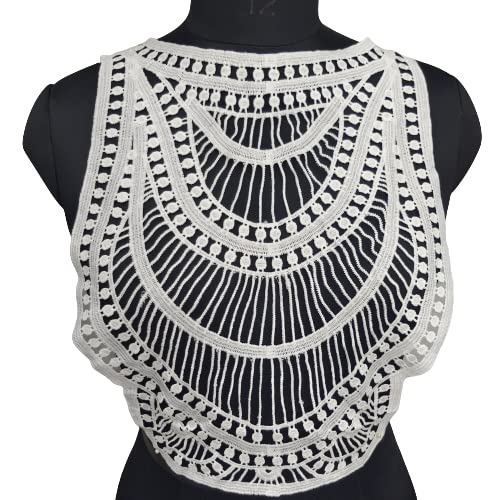 Large neckline by Ani Accessories for women’s dresses and shirts featuring elegant sew-on design and bold styling