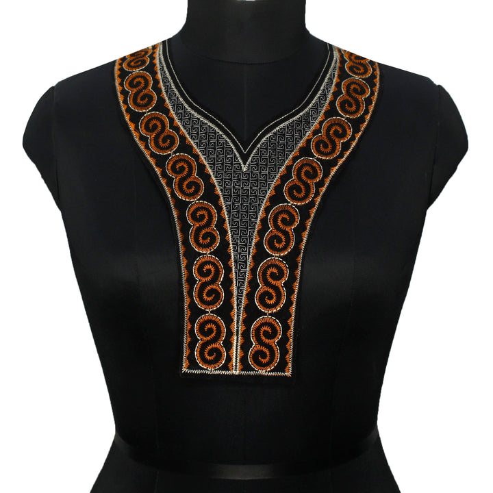 Swirl Symphony neckline