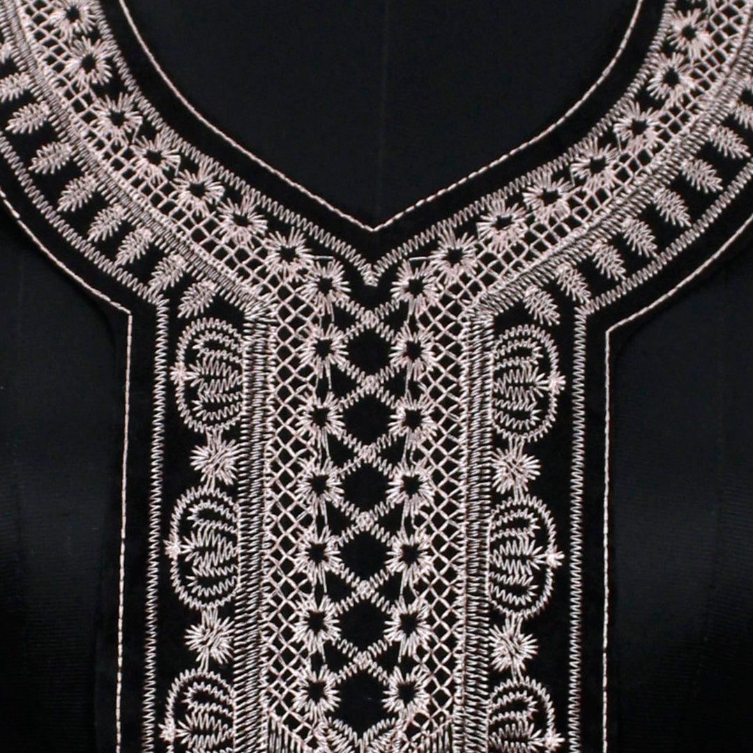 Modern mosaic u-shaped neckline