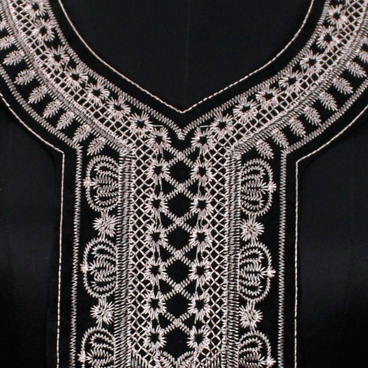 Modern mosaic u-shaped neckline